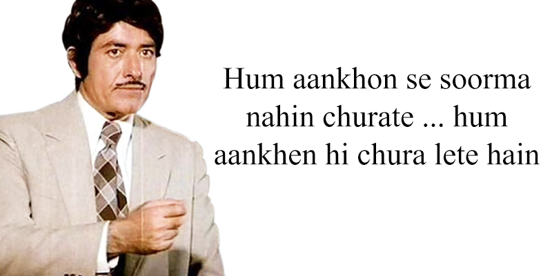 Raj Kumar 10 Epic Dialogues Of Jaani On His Birthday