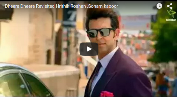 Dheere Dheere : Honey Singh Recreated Magic With Hrithik Roshan And Sonam Kapoor