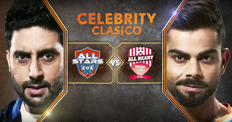 Abhishek Bachchan and Virat Kohli