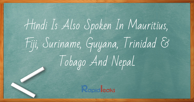 Hindi Diwas Facts About Hindi