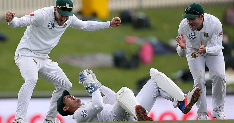 Faf du Plessis and Dean Elgar