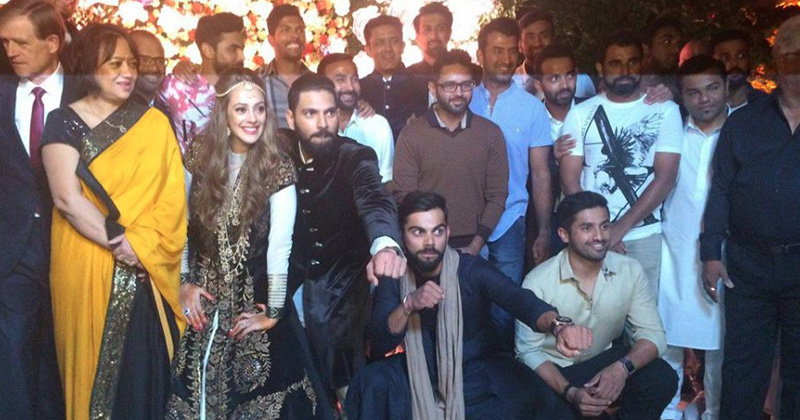 Yuvraj Singh and Hazel Keech