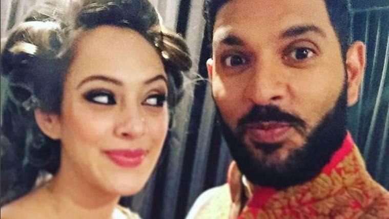 yvraj singh and hezel keech