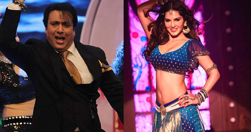 Sunny Leone and Govinda