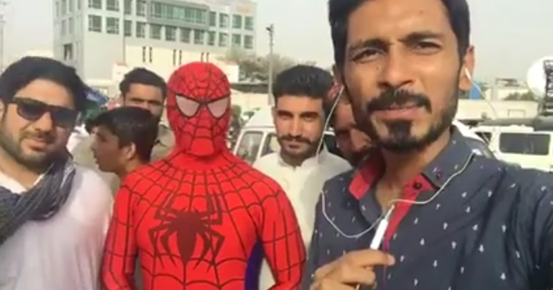 Pakistani Journalist Interviewed Spider-Man