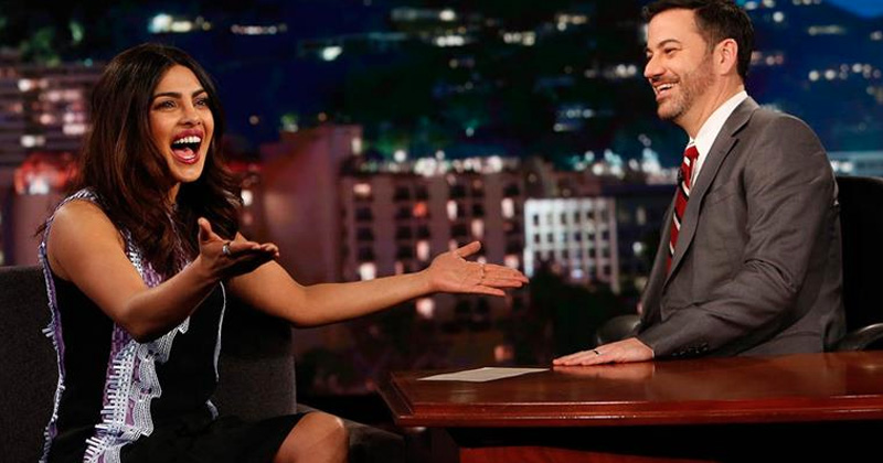 Priyanka Chopra at jimmy kimmel live
