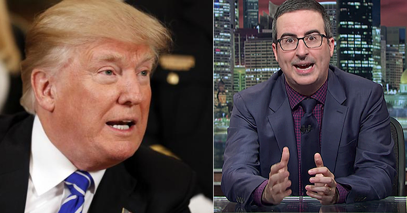 John Oliver and trump