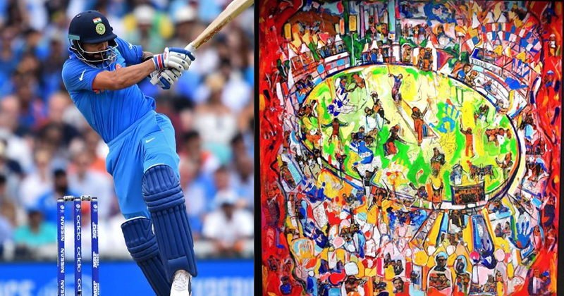 Virat Kohli Painting