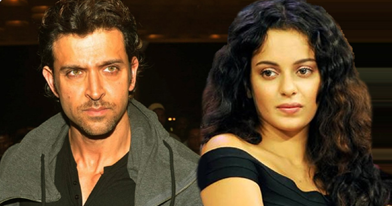 Hrithik Roshan and Kangana Ranaut