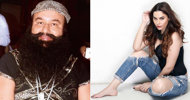 Marina Kuwar and aba Ram Rahim