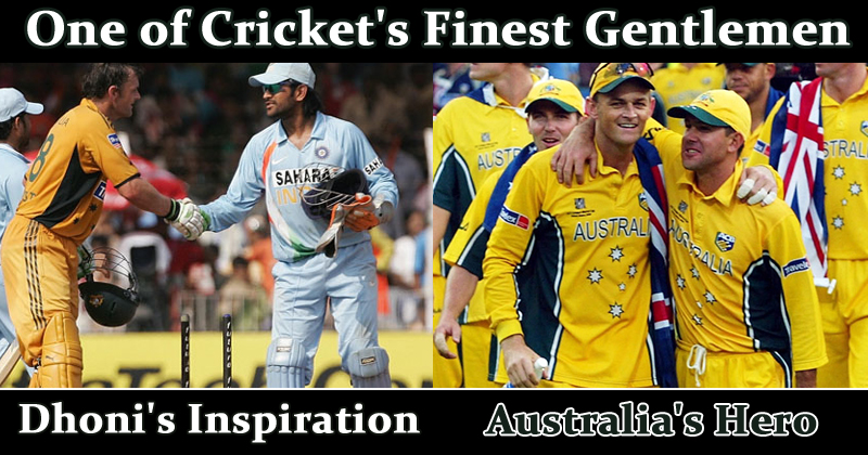 Adam Gilchrist One of Cricket's Finest Gentlemen