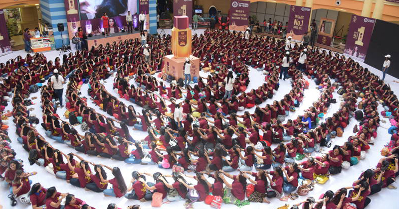 Longest Head Massage Chain