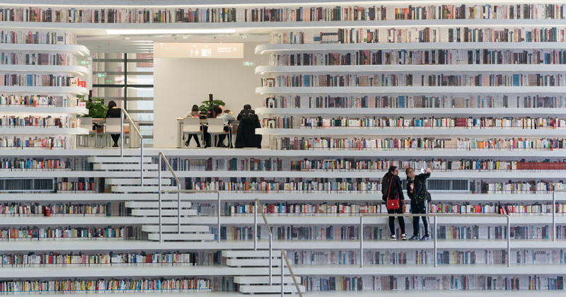 The Eye of Binhai library tianjin