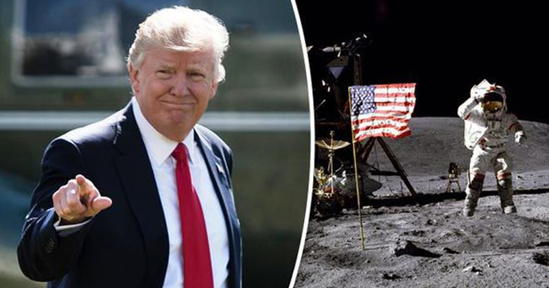 Make America Celestial Again: Trump Wants Americans To Land On Moon and Beyond Again