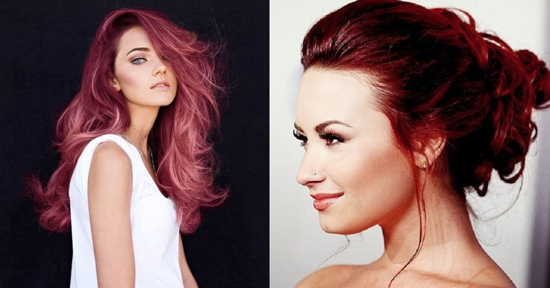 Wine Coloured Hair Trend