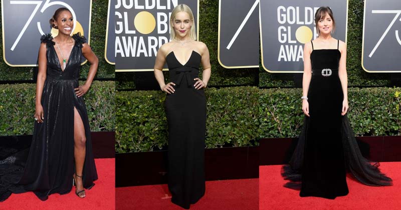 2017 Golden Globes Wear Black