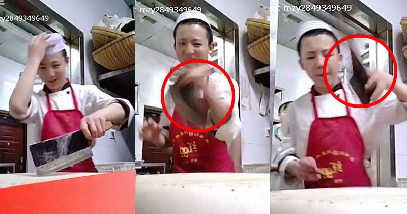 Mo Aiai knife spinning Skills