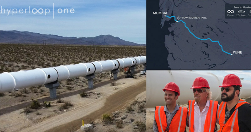 Virgin Mumbai-Pune Hyperloop Project Richard Branson