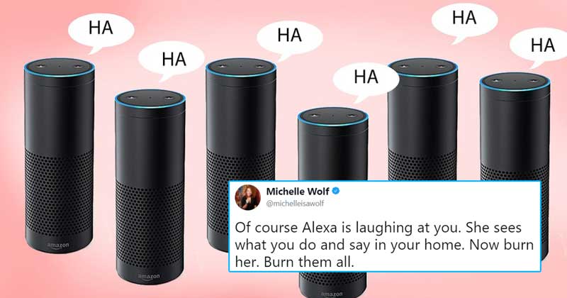 Amazon Alexa laughing