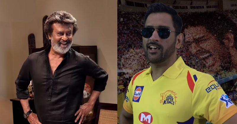 MS Dhoni Rajnikanth Kaala Teaser CSK