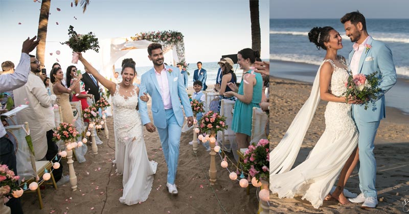 Rochelle Rao Keith Sequeira Beach Wedding Pictures