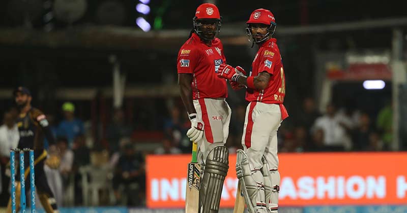 Chris Gayle and KL Rahul