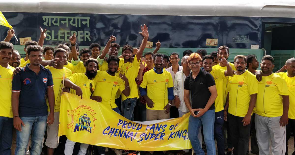 WhistlePodu Express CSK Fans