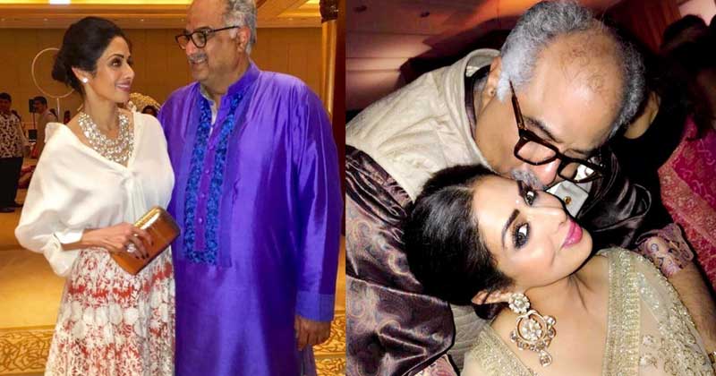 Boney Kapoor and Sridevi
