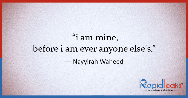 Nayyirah Waheed Poems