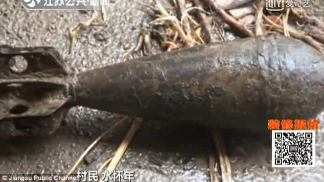 unexploded bomb
