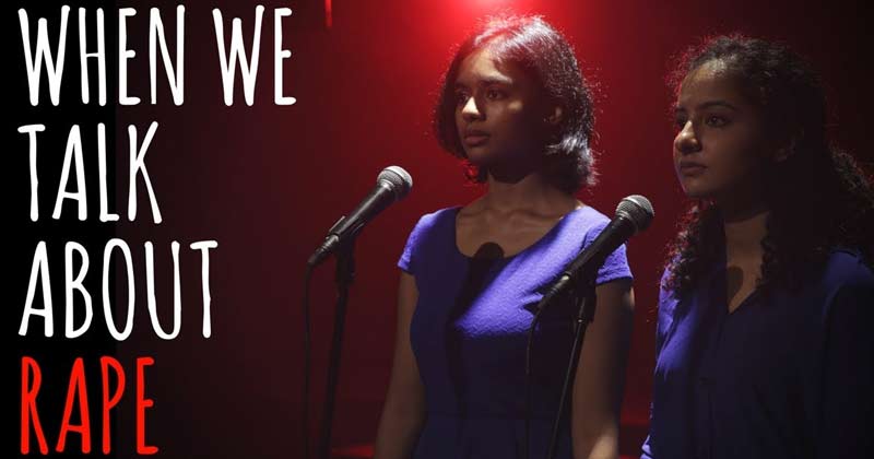 When We Talk About Rape Poem