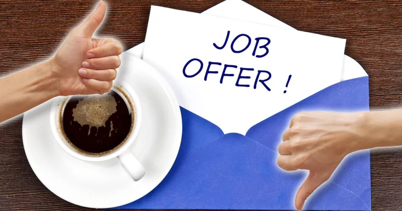 Accepting a new job offer