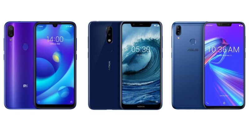 Xiaomi Mi Play vs Nokia 5.1 Plus vs Asus Zenfone Max M2