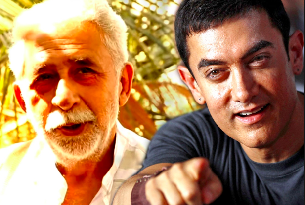 Naseeruddin Shah and Aamir Khan