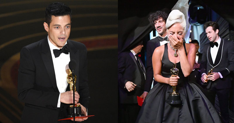 Rami Malek and Lady Gaga