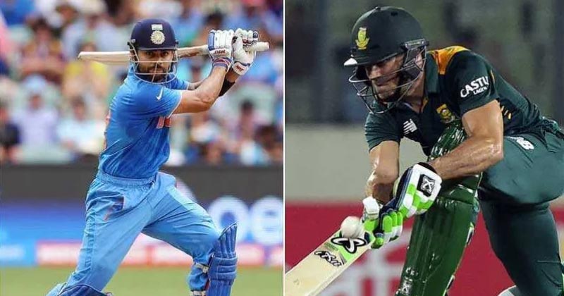 faf du plessis vs virat kohli