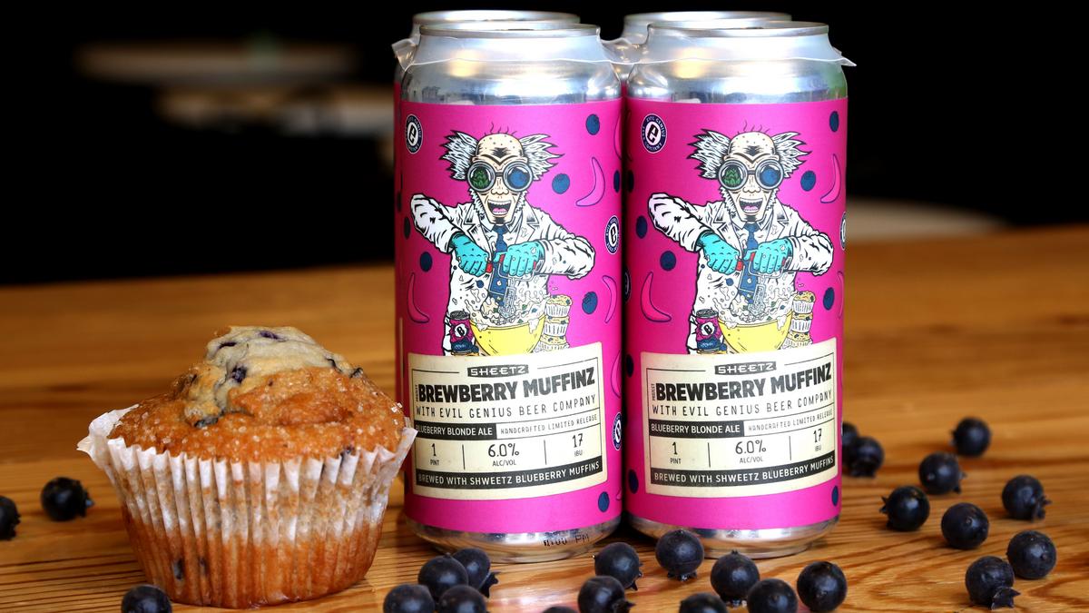 beer made with blueberry muffin