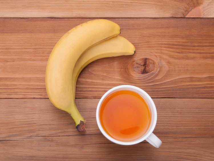 what is banana tea