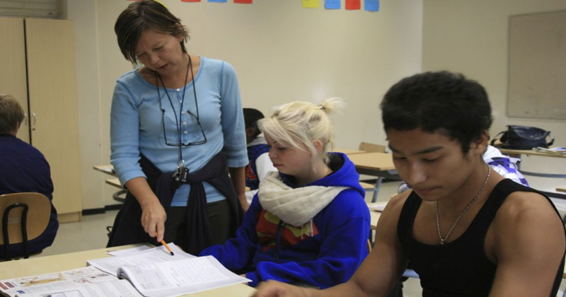 High school students in Finland