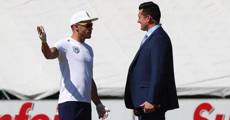Faf du Plessis and Graeme Smith