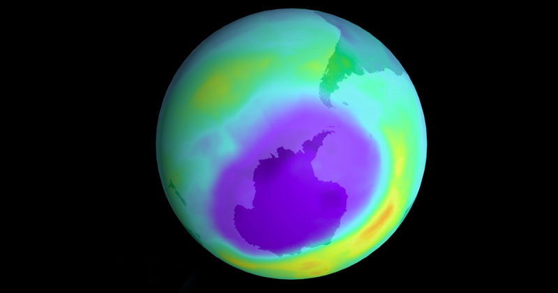 Ozone hole is closing