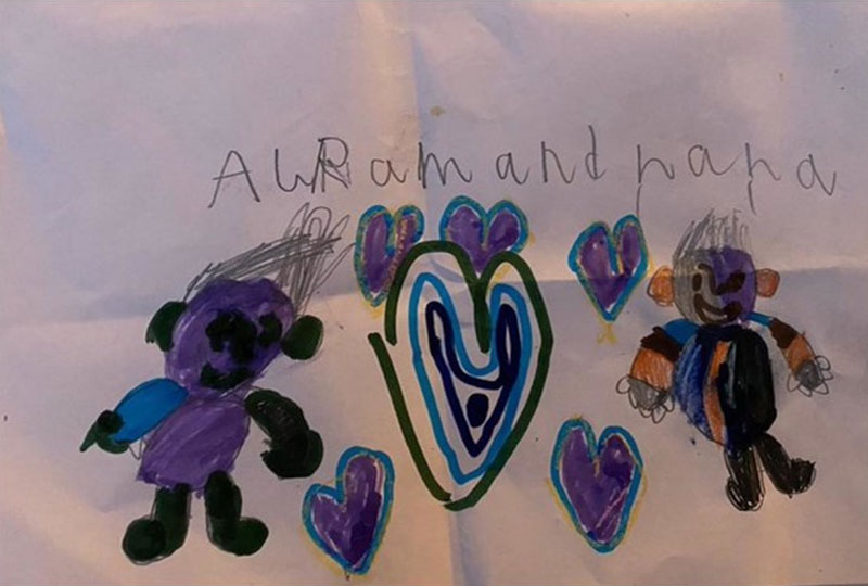 Sharukh khan son painting