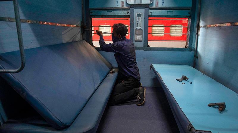 trains are functioning as Coronavirus isolation wards
