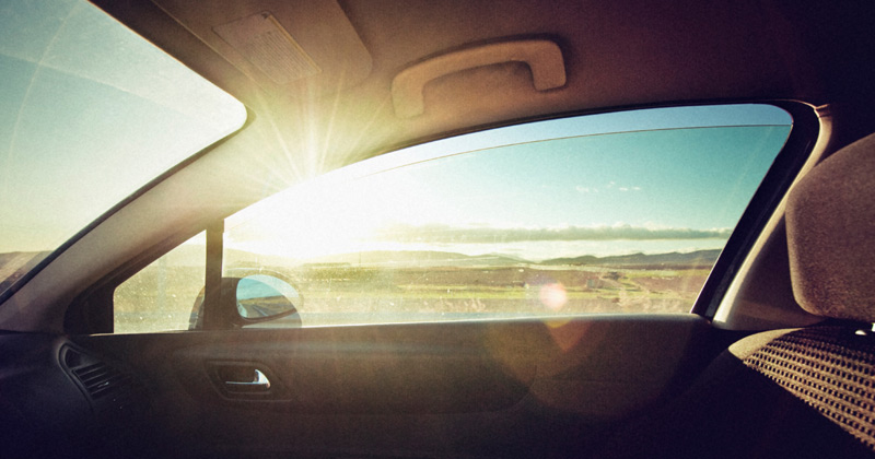 New Car Study Heat in Cabin