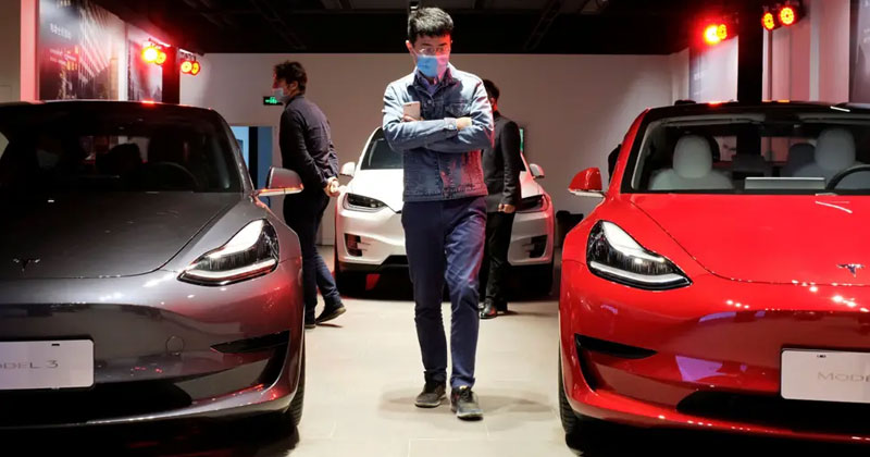 New Tesla Car battery