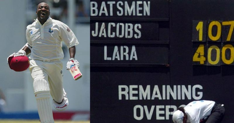 Brian Lara 400 not out vs England