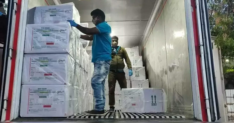 Workers Loading Covid Vaccine In Trucks | India to Supply Vaccine Doses to Brazil
