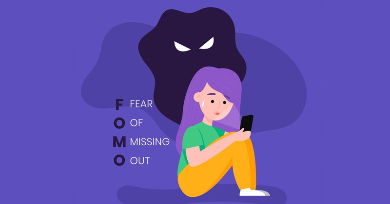 Creative Representation of Fear of Missing Out | FOMO
