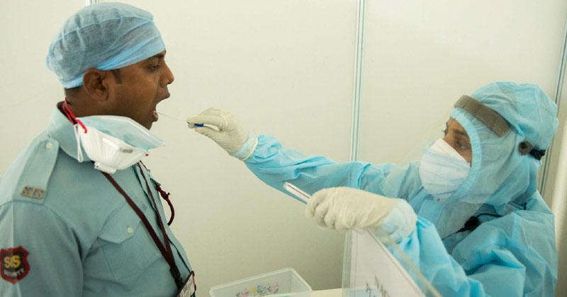 Doctor Taking Covid Sample | Israel Covid Cure