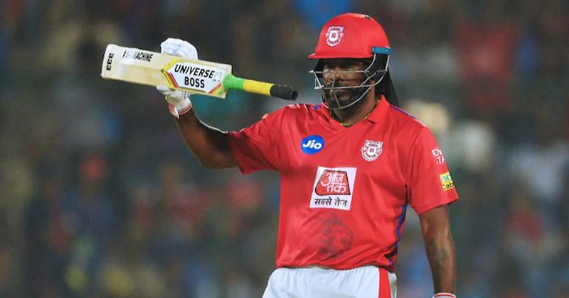 Chris Gayle During IPL Match